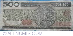 Image #2 of 500 Pesos 1984 (7. VIII.) - Serie EM