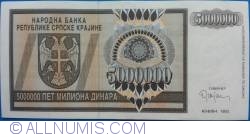 Image #2 of 5 000 000 Dinari 1993
