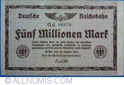 5 000 000 Mark 1923 (22. VIII.)