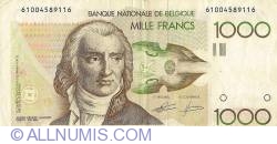 1000 Francs ND (1986-1989) sign Paul Genie / Jean Godeaux