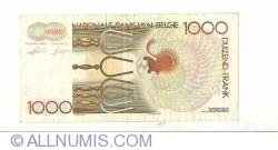 1000 Francs ND (1986-1989) sign Paul Genie / Jean Godeaux