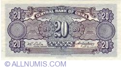 Image #2 of 20 Cents = 2 Chiao ND (1931)