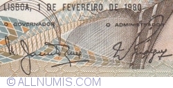 50 Escudos 1980 (1. II.) - semnături Manuel Jacinto Nunes / Walter Waldemar Pego Marques