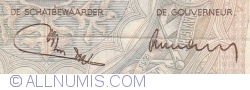 1000 Franci 1973 (3. I.) - semnături Maurice Jordens / Robert Vandeputte