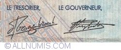 500 Franci ND (1982-1998) - semnături Alfons Verplaetse /Jacques Van Droogenbroeck