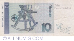 Image #2 of 10 Deutsche Mark 1989 (2. I.)