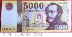 Image #1 of 5000 Forint 2017