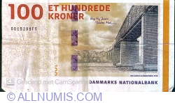 Image #1 of 100 Kroner (20)19 - Signatures: Hugo Frey Jensen & Bolette Møller