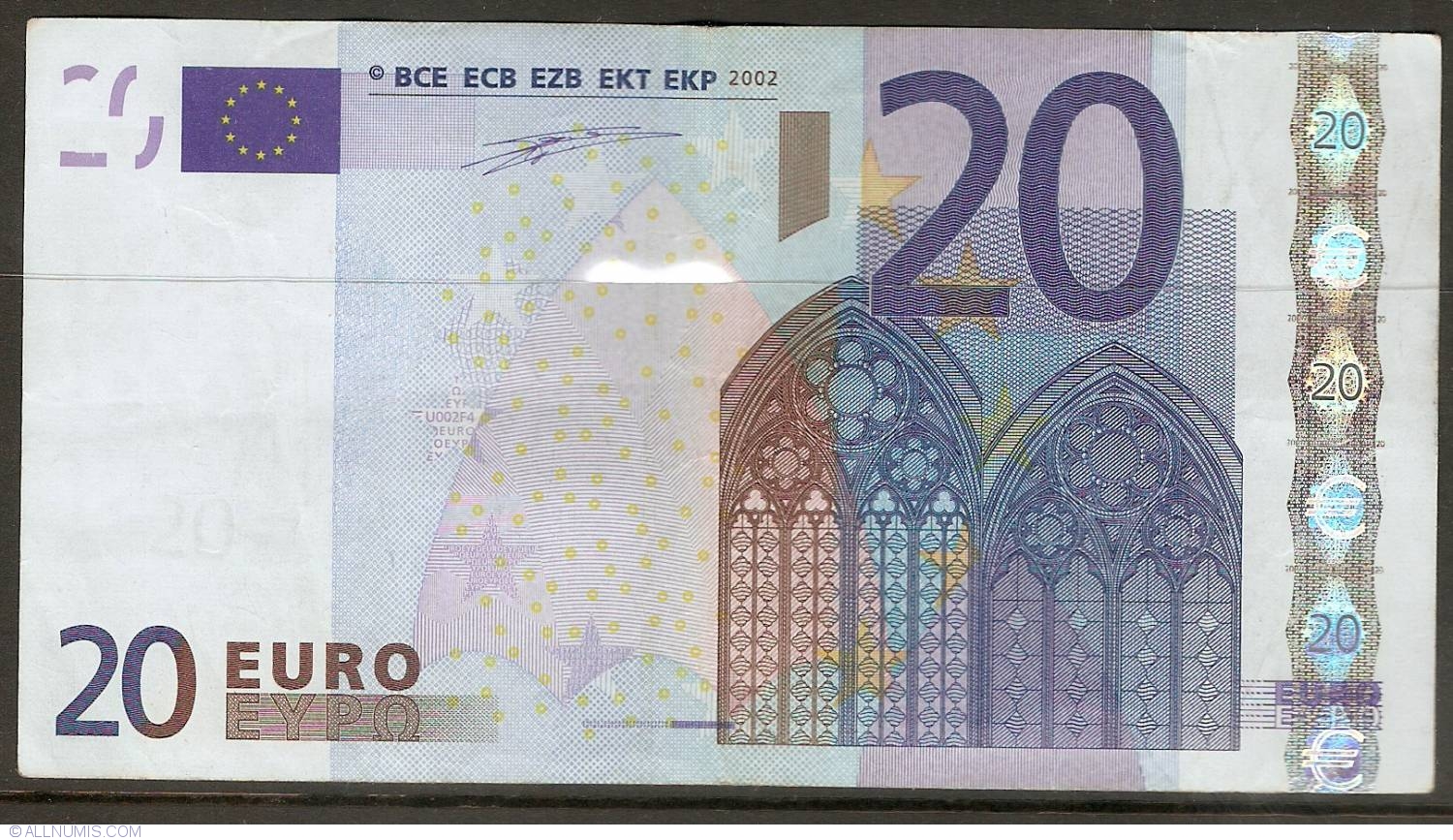 Euro 02 M Portugal 02 Issue Euro Signature Willem F Duisenberg European Union Banknote 5913