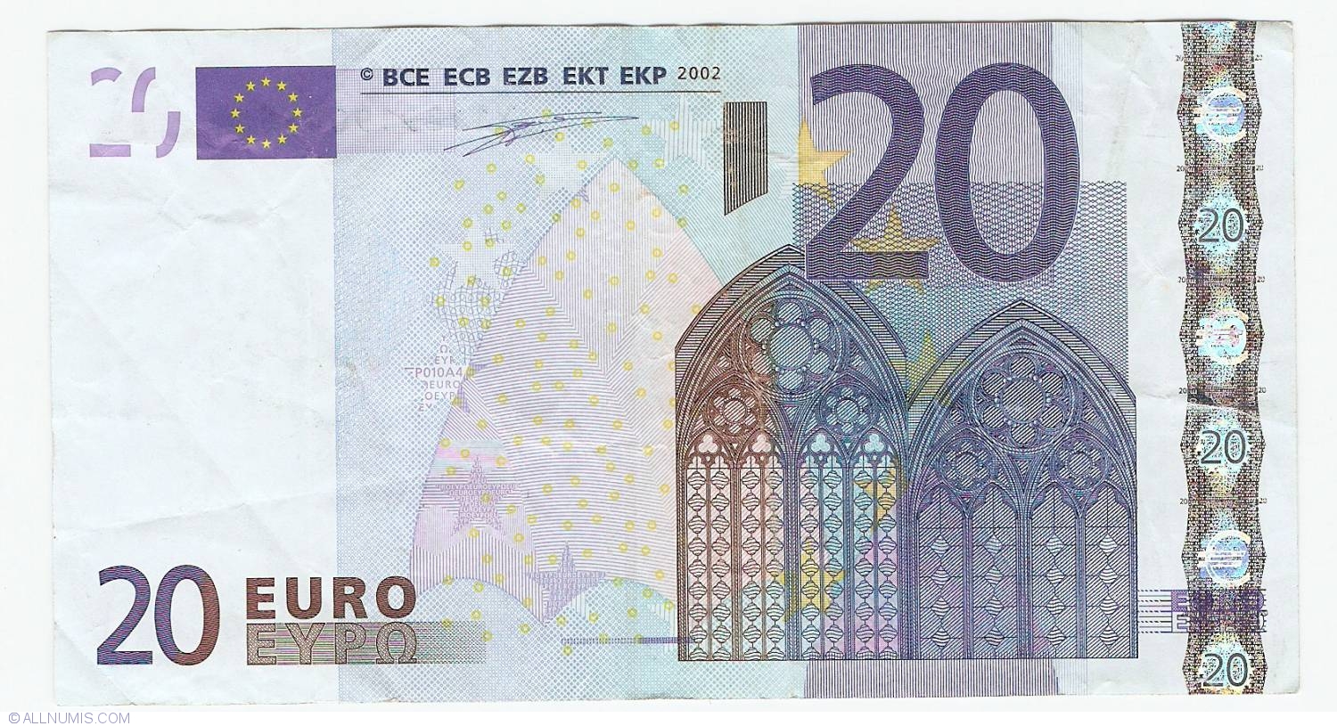 20 Euro (2002 Series) - Eurozone – Numista