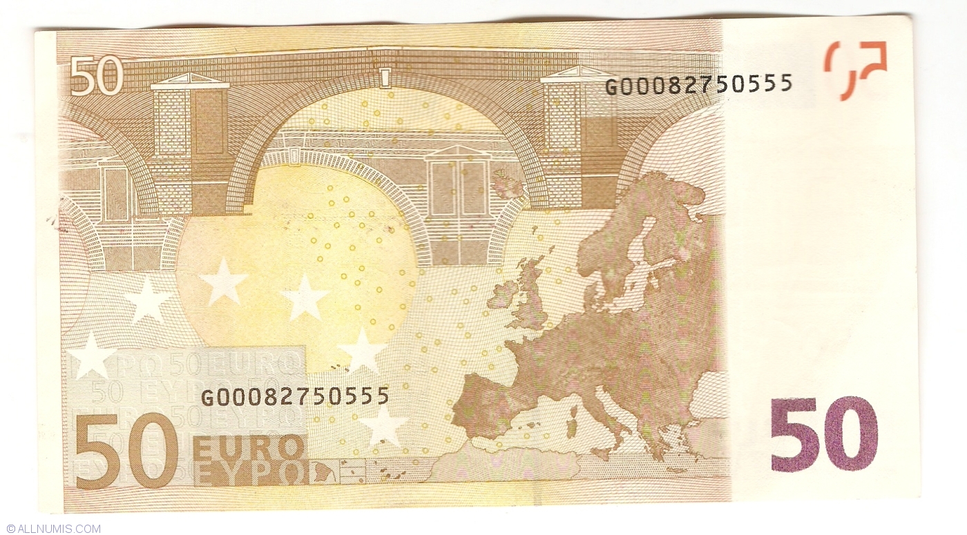 50 Euro 2002 G (Cyprus), 2002 Issue - 50 Euro (Signature Mario