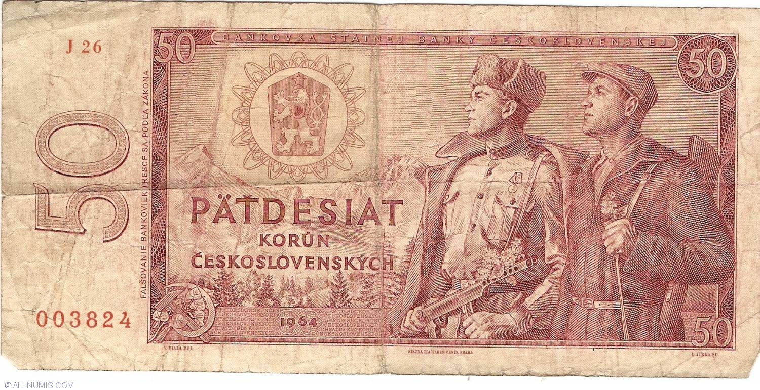 50 Korun 1964 (1965), 1960-1964 Issue - Státní Banka Československá