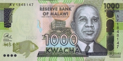 Image #1 of 1000 Kwacha 2014 (1. I.) - 50 Years of Independence