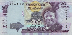Image #1 of 20 Kwacha 2014 (1. I.)