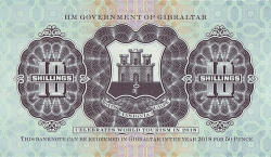 Image #2 of 10 Shillings / 50 Pence 2018