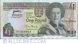 1 Pound 2004 - 800 de ani de cand Jersey este vasal Coroanei Britanice