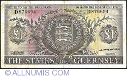 Image #1 of 1 Pound ND (1969-1975)
