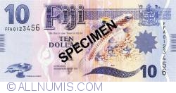 10 Dollars ND (2012) - Specimen