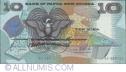 Image #1 of 10 Kina 1998 - 25 Years Of The Bank Of Papua New Guinea