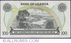 Image #2 of 100 Shillings ND (1973)