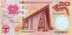 20 Kina (20)08 - 35 Years of the Bank of Papua New Guinea.