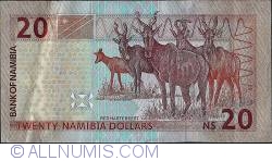 Image #2 of 20 Namibia Dollars ND (1996)