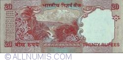 Image #2 of 20 Rupees ND (2002) - signature Y. V. Reddy (89)