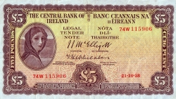 Image #1 of 5 Pounds 1958 (21. X.)