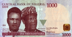 1000 Naira 2016