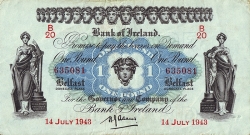 Image #1 of 1 Pound 1943 (14. VII.)
