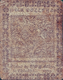 4 Dollars 1775 (29. XI.)
