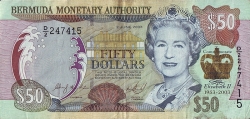 Image #1 of 50 Dollars 2003 (2. VI.) - Golden Jubilee of Queen Elizabeth II's Coronation.