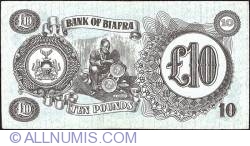 Image #2 of 10 Pounds ND (1968-1969). - With serial numbers - Possibly a Replacement note.