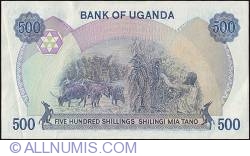 Image #2 of 500 Shillings 1986
