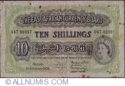 Image #1 of 10 Shillings 1956