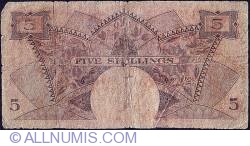 Image #2 of 5 Shillings ND (1958-1960)