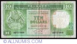 Image #1 of 10 Dollars 1989 (1. I.)