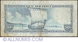 Image #2 of 50 New Pence ND (1972)
