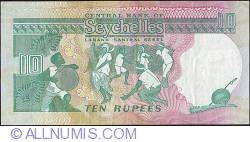 Image #2 of 10 Rupees ND (1989)