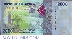 Image #1 of 2000 Shillings 2010 - low serial number