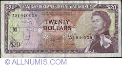 Image #1 of 20 Dolari ND (1965) - M