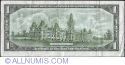 Image #2 of 1 Dollar 1967 - Centenary of Canadian Confederation - Serial numbers.