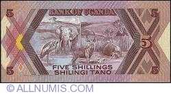Image #2 of 5 Shillings 1987