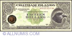 Image #1 of 15 Dollars (1,500 Cents) 1999 A.